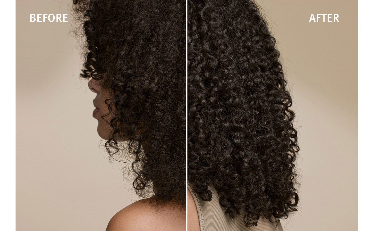 See the difference when using nutriplenish light moisture for dry hair