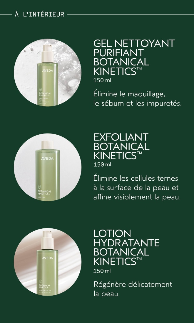 Gift of Renewal Ensemble de 3 soins de la peau essentiels Botanical Kinetics™