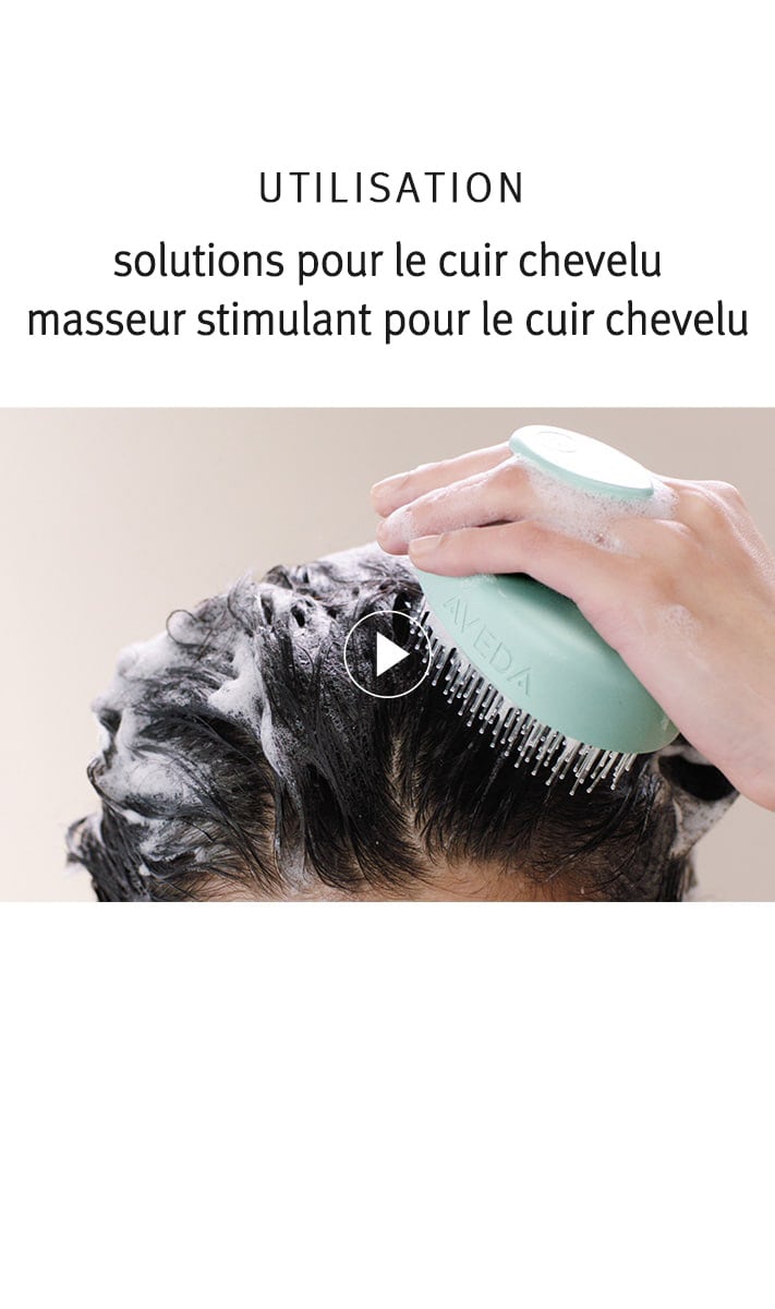 masseur stimulant le cuir chevelu scalp solutions