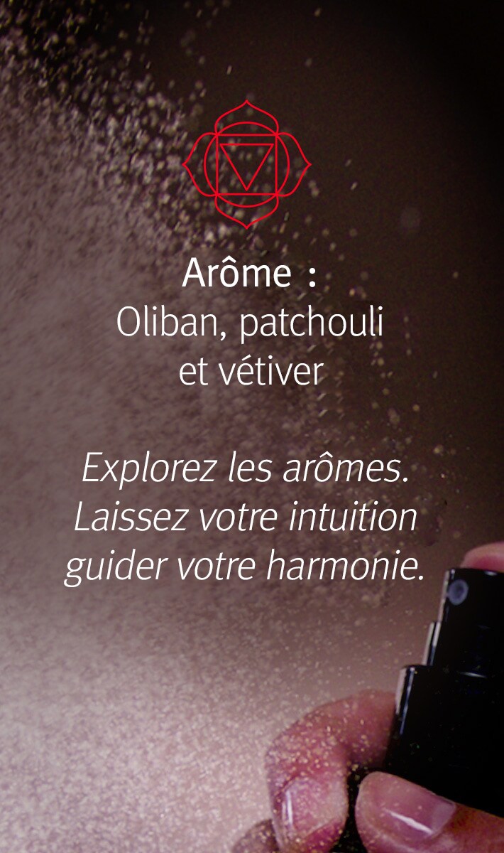 brume équilibrante ancrage pure-fume<span class="trade">™</span> chakra<span class="trade">™</span> 1