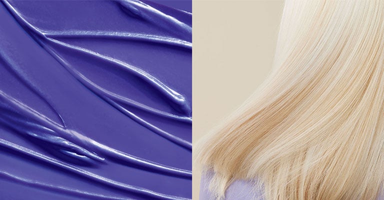 Le shampooing et revitalisant tonifiant violet blonde revival restaure la souplesse