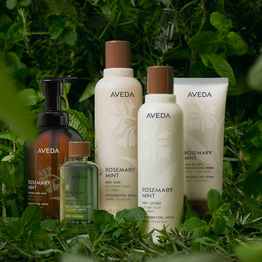 arôme vivifiant Rosemary Mint pour le soin des cheveux