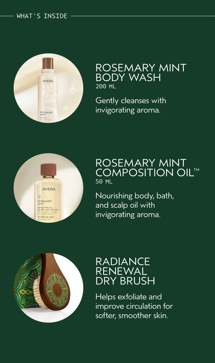 Gift of Clarity Ensemble bain et corps Rosemary Mint