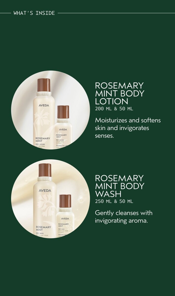 Gift of Awakening Ensemble soins du corps Rosemary Mint