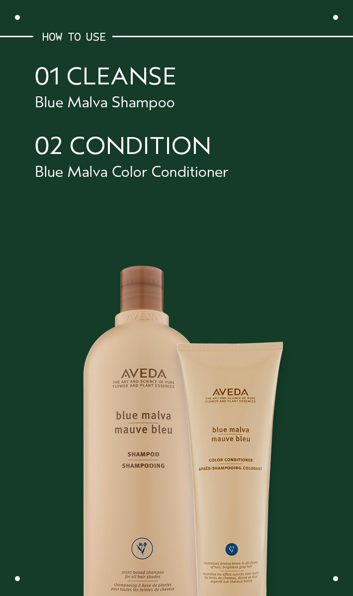 Shampooing mauve bleue